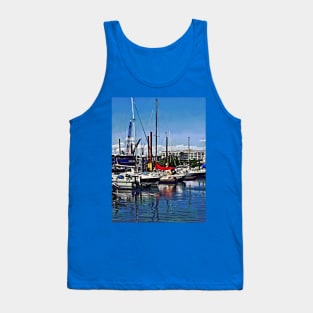 Jersey City NJ - Boat Basin at Liberty Landing Marina Tank Top